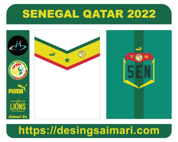 SENEGAL QATAR 2022 23 Desings Aimari