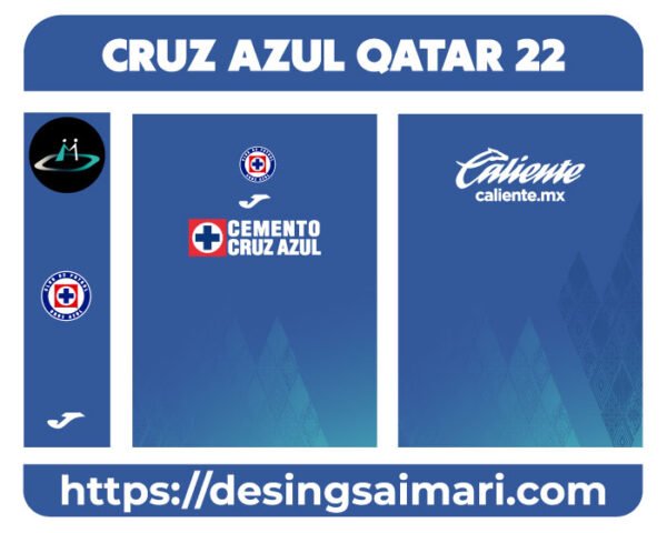 CRUZ AZUL QATAR 22 Desings Aimari