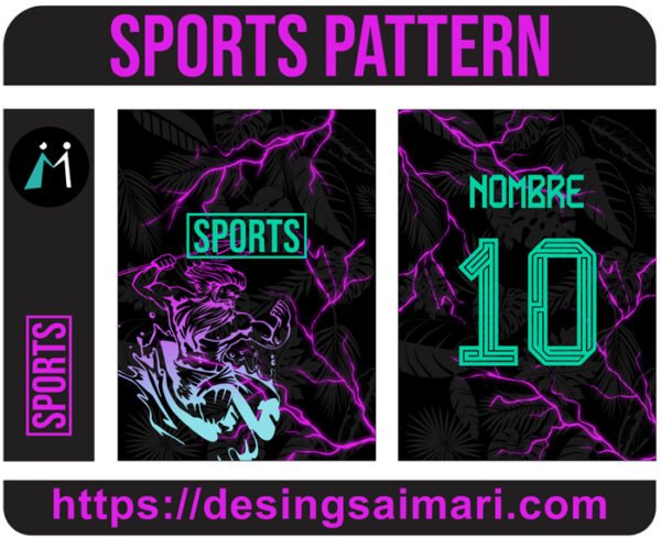 Pattern Jersey Concept Poseidon 2023 Desings Aimari