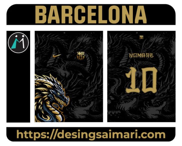 Barcelona FC Dragons Concept 24 Desings Aimari