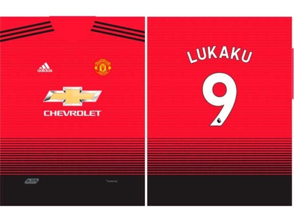 Manchester united jersey rojo vector