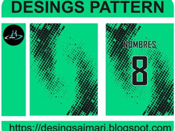 Jersey Pattern Personalizada Menta