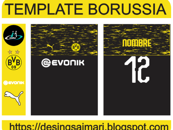 TEMPLATE BORUSSIA DORTMUND 2018-19 PUMA