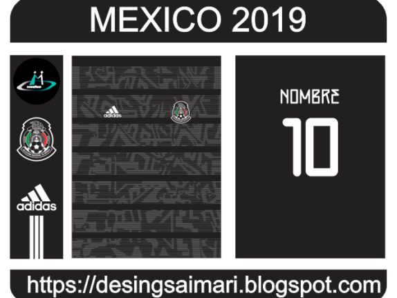 PLANTILLA CAMISETA MÉXICO 2019-2020