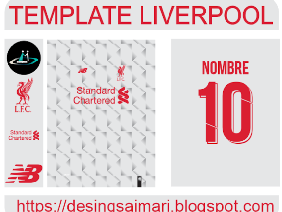 TEMPLATE LIVERPOOL 2018-2019 TERCERA EQUIPACIÓN