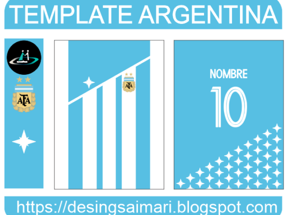 TEMPLATE ARGENTINA PERSONALIZADO RETRO