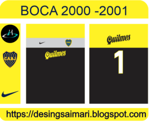 BOCA JUNIORS 2000 - 2001 CLASIC