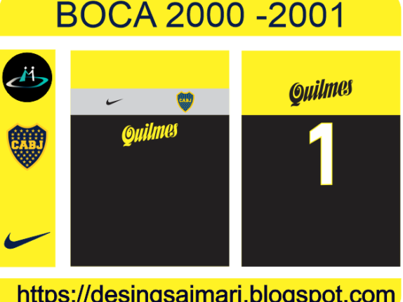 BOCA JUNIORS 2000 - 2001 CLASIC