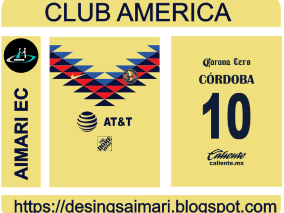 VECTOR CAMISETA CLUB AMERICA