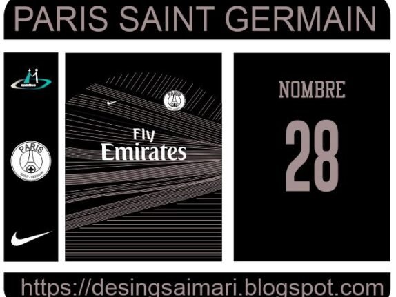 VECTOR CAMISETA PARIS SAINT GERMAIN