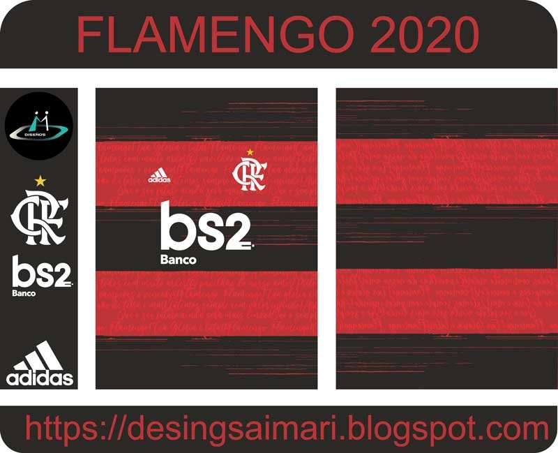 Vector Camiseta Flamengo 2020