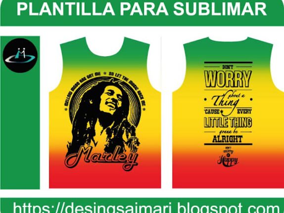 Stephen Marley vector, plantilla para sublimar camiseta