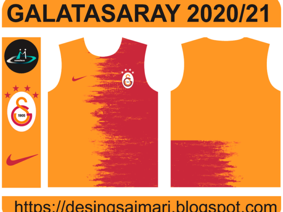 Galatasaray Home 2020 21 vector