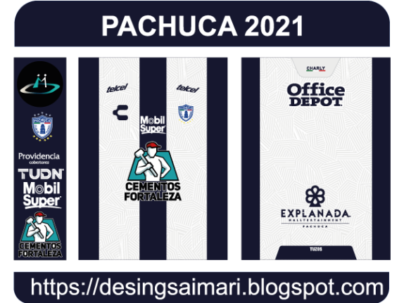 PACHUCA LOCAL 2020-21 VECTOR DESING