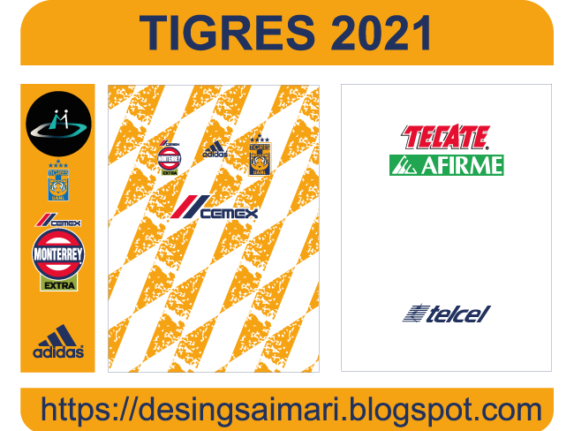 Tigres UANL 2021 Desing Fantasy vector