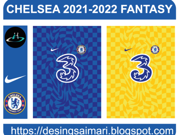 Camiseta Jersey Chelsea 2021-22 (pattern vector)