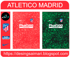 Camiseta Atlético Madrid 2021-2022 (Vector)