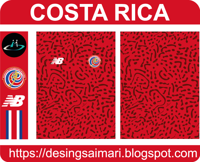 Camiseta Costa Rica 2021 (Vector free)