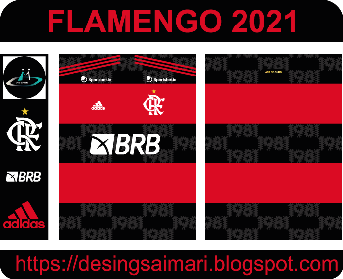 Template Camisa Futebol FLAMENGO TERCEIRA 2022-23 - Vetor - Acesso