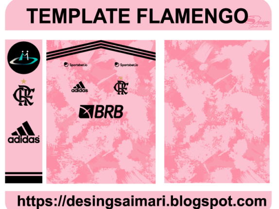 Flamengo 2020-21 Rosa Vector Free Download