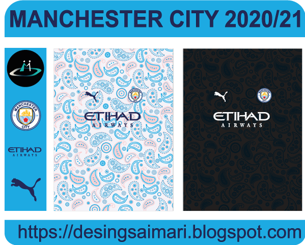 Manchester City 2020-2021 Third kit (Vector free Download)