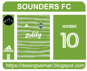 Sounders FC- 2021 home Pattern Desing