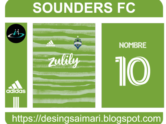 Sounders FC- 2021 home Pattern Desing