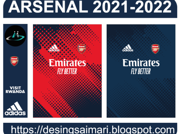 Arsenal 2021-22 Fantasy II (Vector Free Download)