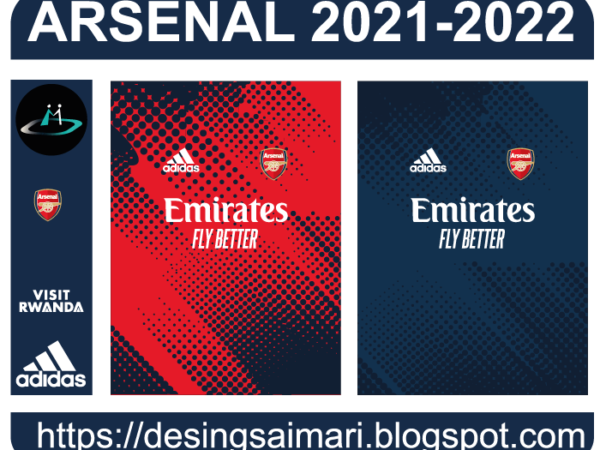 Arsenal 2021-22 Fantasy II (Vector Free Download)
