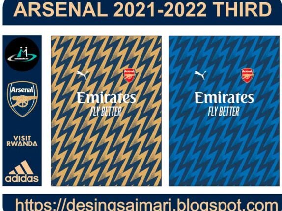 Arsenal 2021-22 Third vector free Download