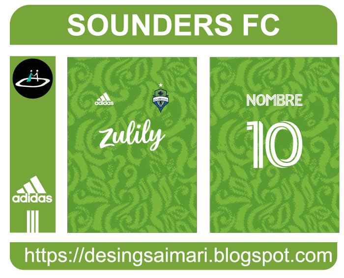Sounders FC 2021-22 Concept vector free download