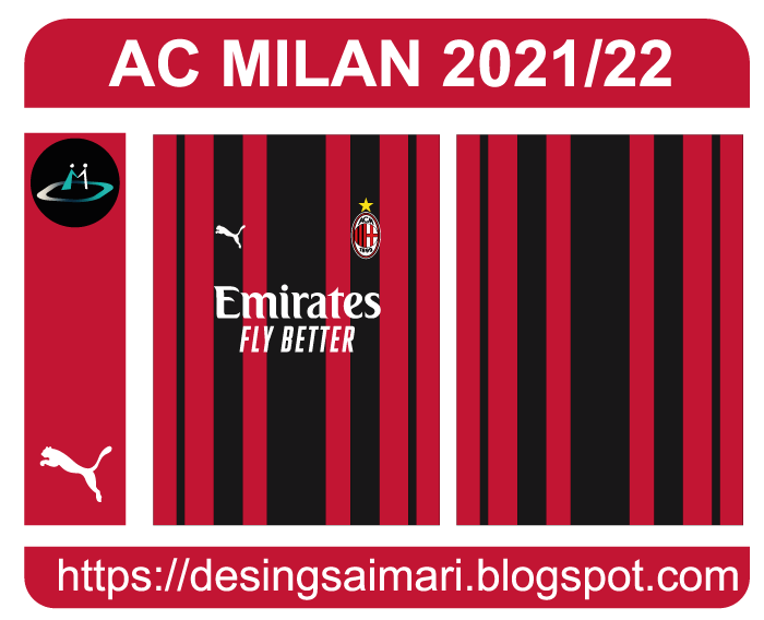 Ac Milan 2021-22 Vector Free Donwload