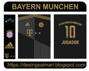 FC Bayern Munchen 2021-22 (vector free download)