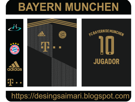 FC Bayern Munchen 2021-22 (vector free download)