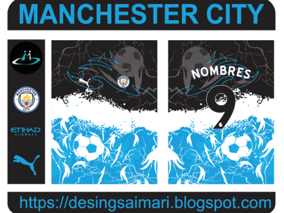 Manchester City 2021-22 Concept Vector