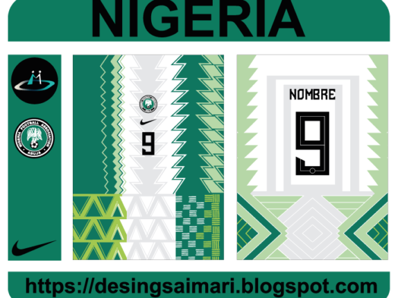 Camiseta Nigeria 2020-21 Vector Free Download