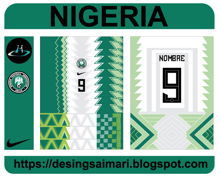 Camiseta Nigeria 2020-21 Vector Free Download