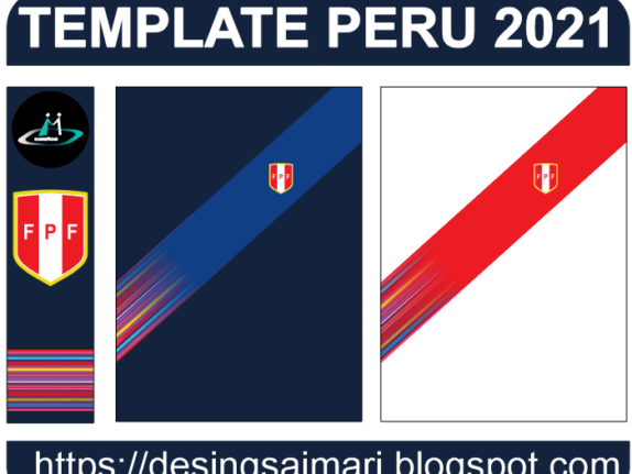 Selección Perú 2021 Vector Camiseta de fútbol