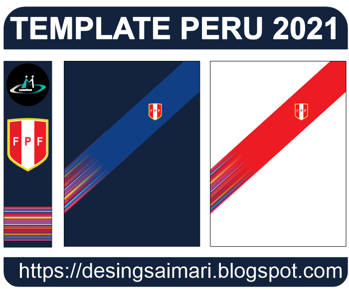 Selección Perú 2021 Vector Camiseta de fútbol