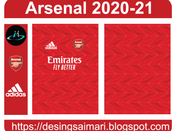 Arsenal 2020-2021 Vector Free Donwload