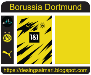 Borussia Dortmund 2020Borussia Dortmund 2020-21 Vector Free Donwload