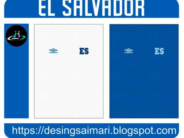 Selección El Salvador 2021-22 Away Vector Free Download