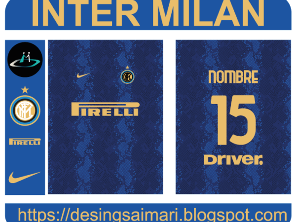Inter Milán 2021-22 Vector Camiseta de Fútbol