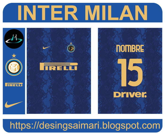 Inter Milán 2021-22 Vector Camiseta de Fútbol