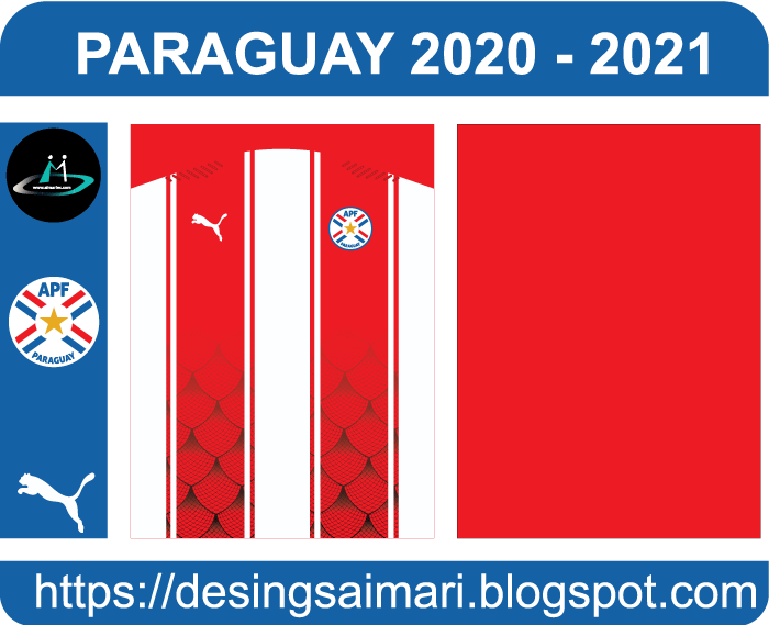 Paraguay 2020-2021 Vector Free Donwload