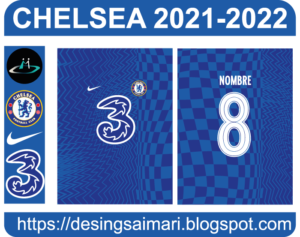 Chelsea FC 2021-22 Vector Camiseta de FÃºtbol