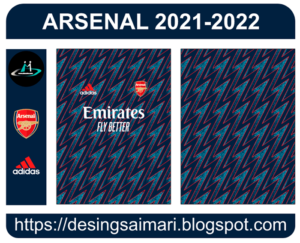 Arsenal Tercera EquipaciÃ³n 2021-22 Vector Free