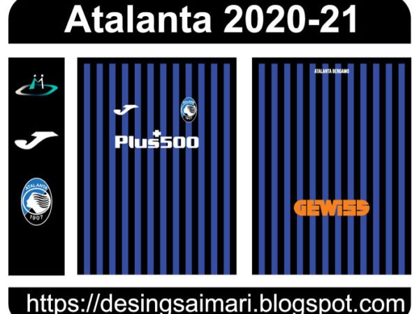 Atalanta Local 2020-2021 Vector Free Donwload