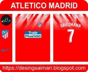 Atletico Madrid Personalizado Vector Free Download