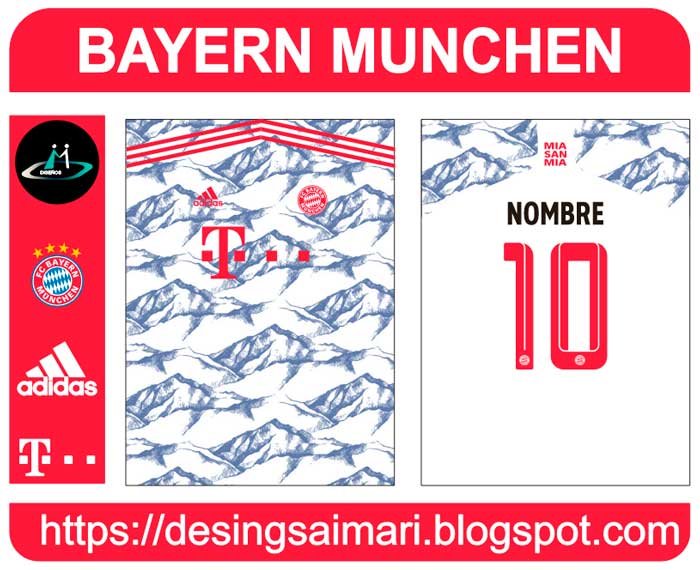 Bayern Munchen 2021-22 Third Leaked Vector Free